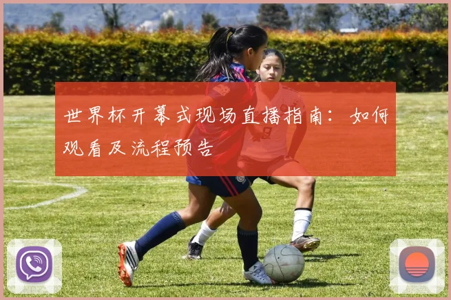 世界杯开幕式现场直播指南：如何观看及流程预告