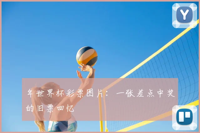 年世界杯彩票图片:一张差点中奖的旧票回忆